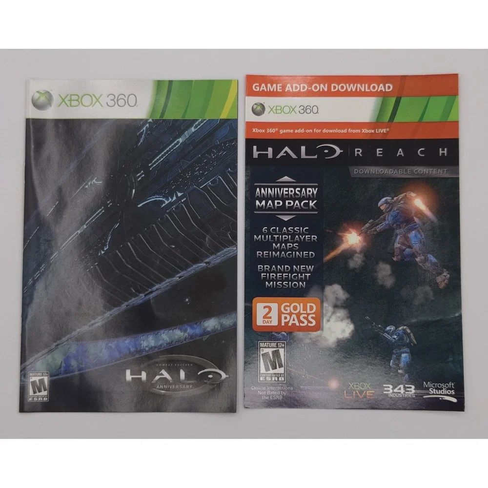 Halo Combat Evolved Anniversary - Xbox 360 - CIB - Tested - Fast Shipping